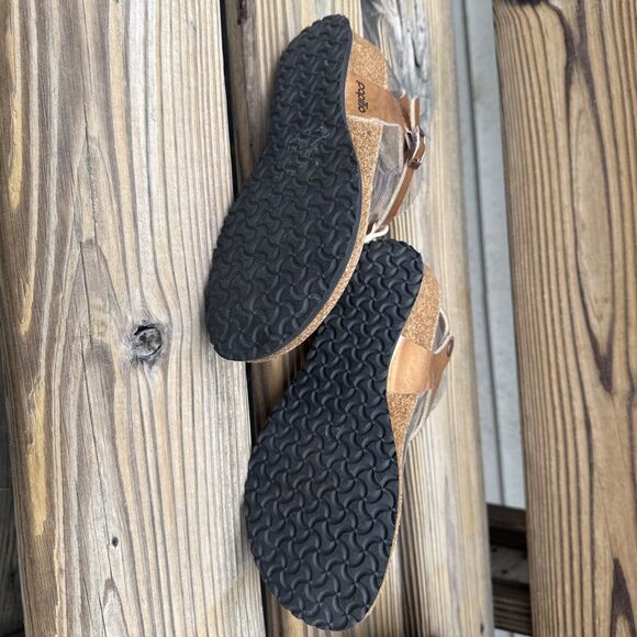 Birkenstock Papillo Copper Wedge Sandals - Picture 7 of 8